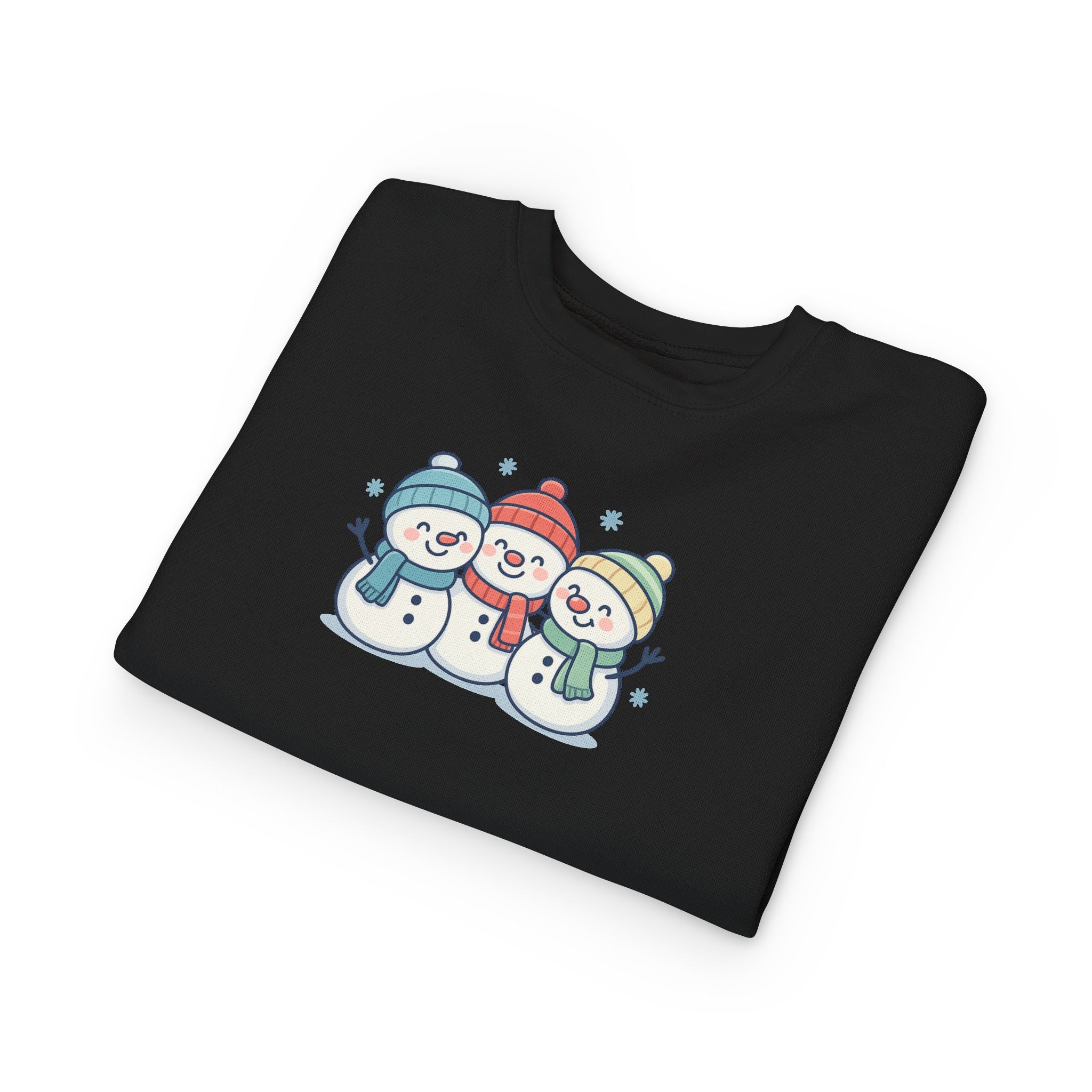 Toddler Sweatshirt - Cute Trio Snowmen Holiday Sweater for Kids