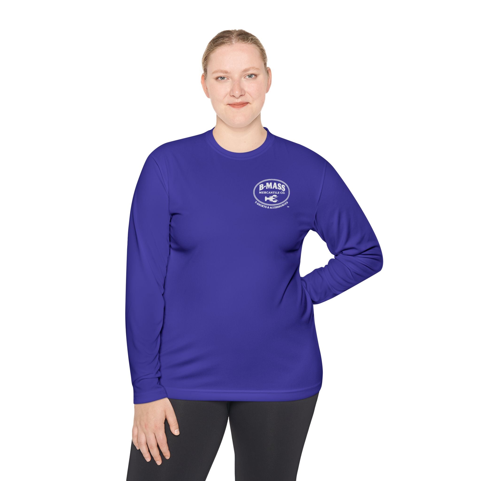 Vibrant Unisex Long Sleeve Tee with B-Mass Logo