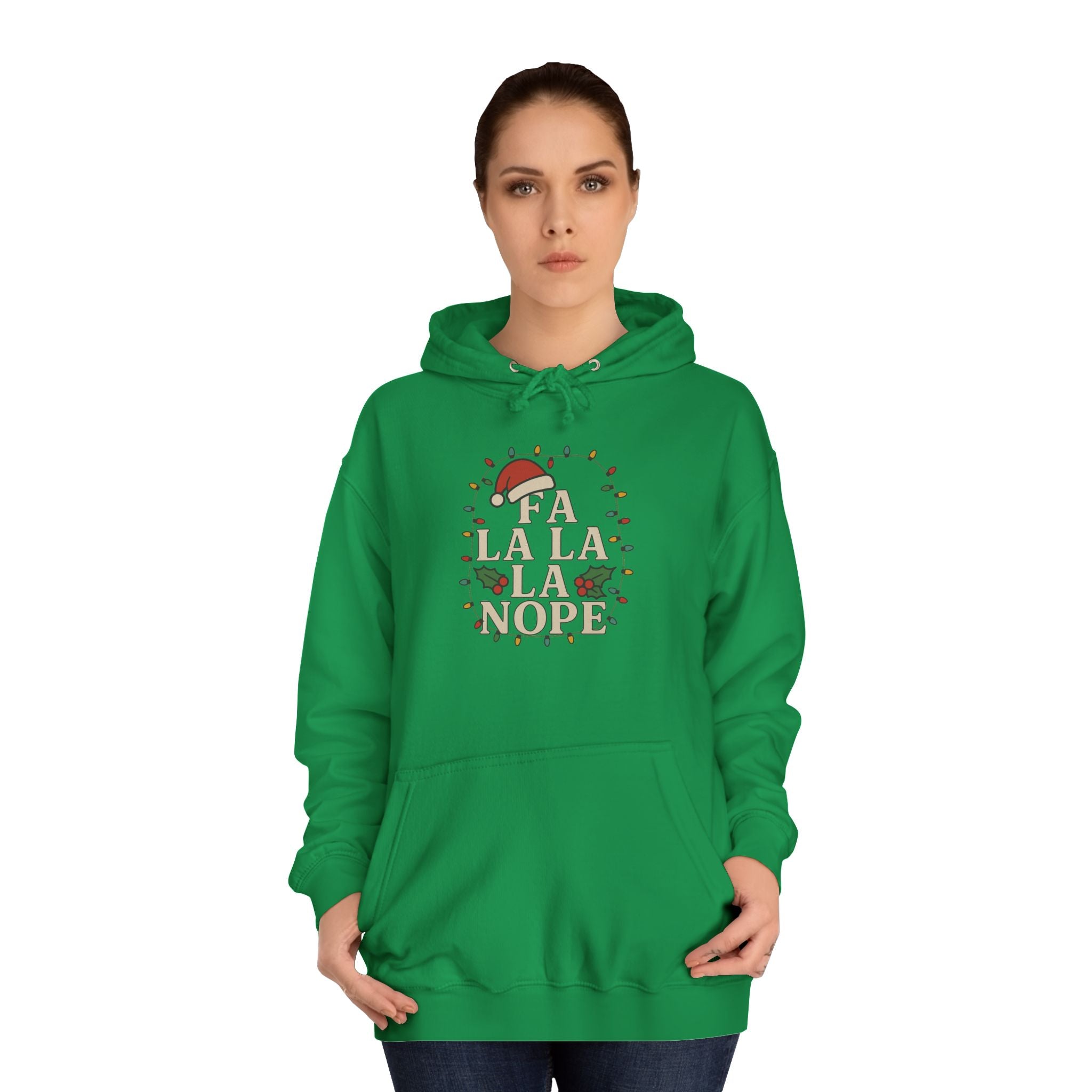 Holiday Cheer Unisex Hoodie - 'Fa La La La More'