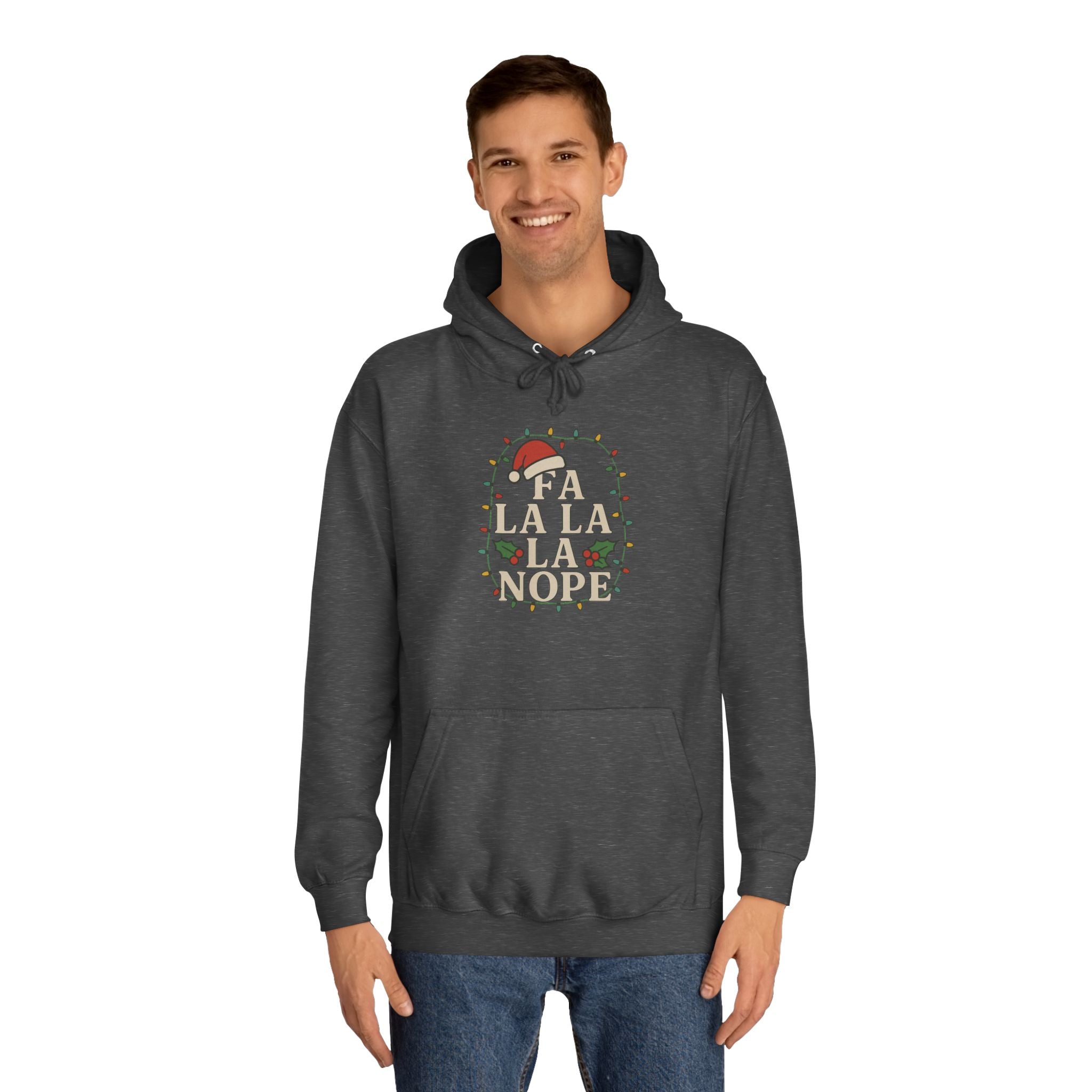 Holiday Cheer Unisex Hoodie - 'Fa La La La More'