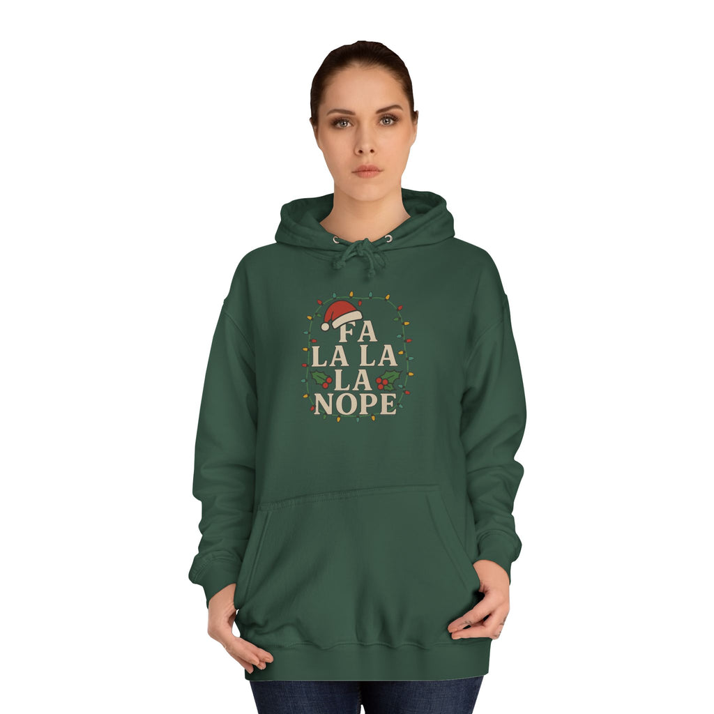 Holiday Cheer Unisex Hoodie - 'Fa La La La More'