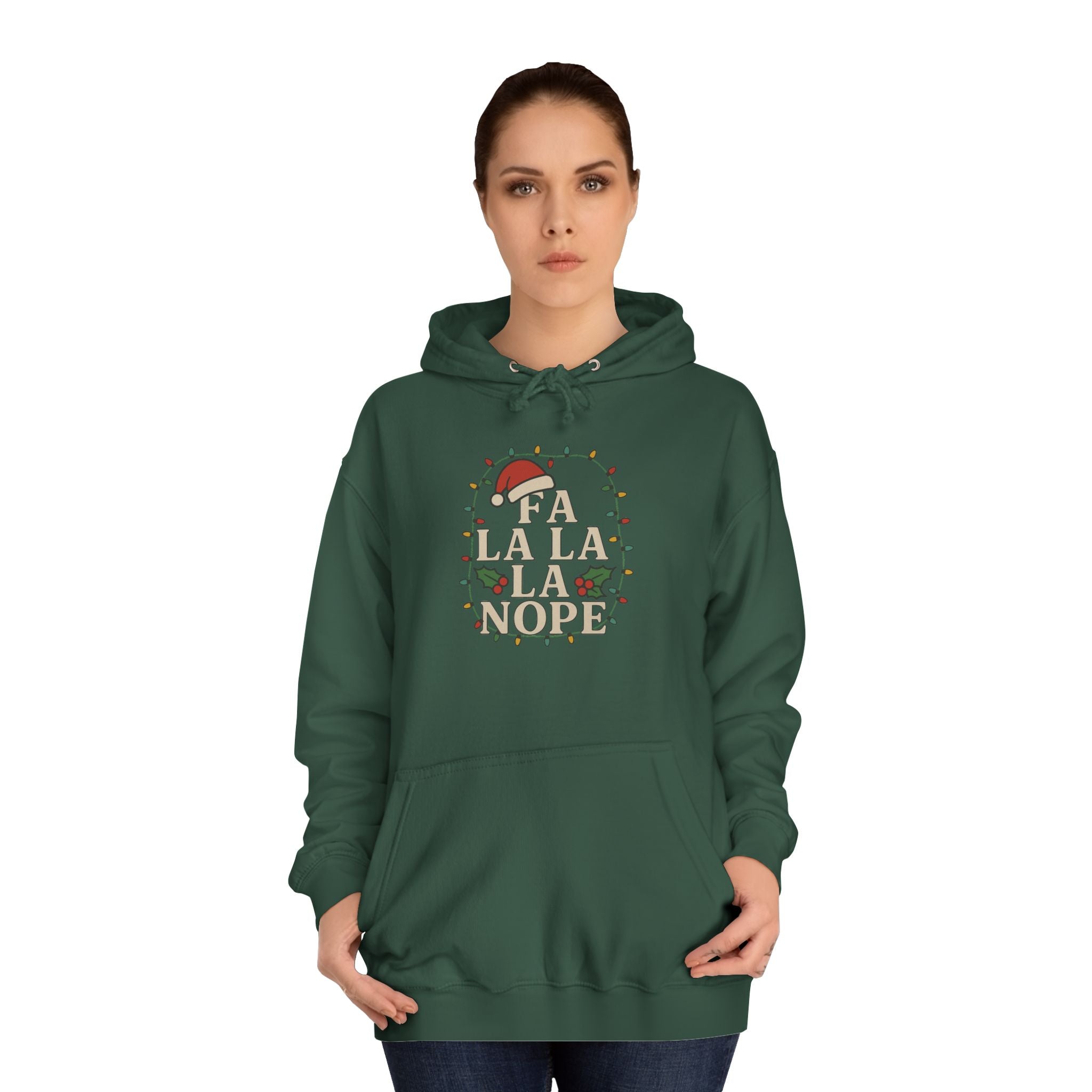 Holiday Cheer Unisex Hoodie - 'Fa La La La More'