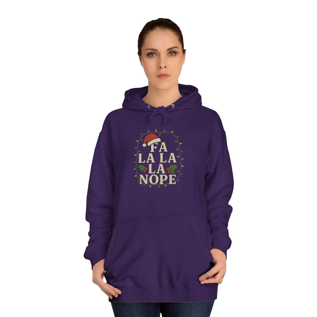 Holiday Cheer Unisex Hoodie - 'Fa La La La More'