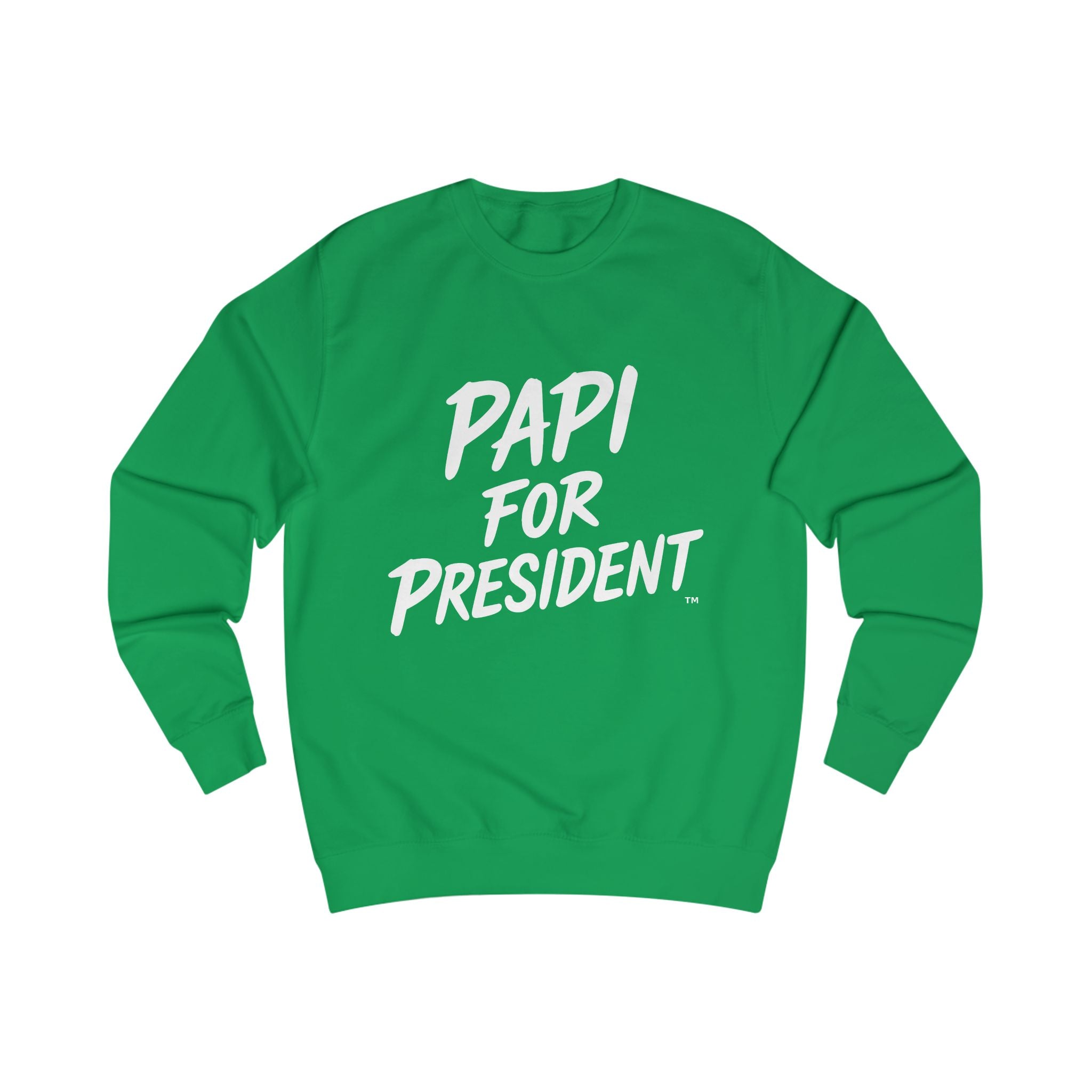 Papi for President Sweatshirt - Unisex Gray Casual Wear