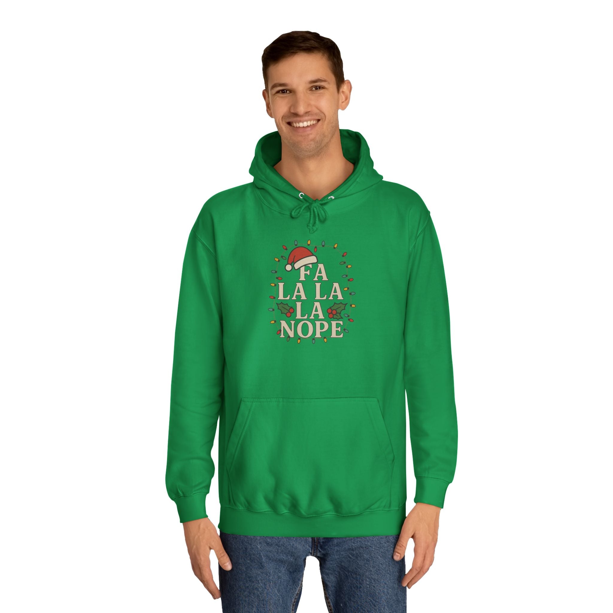 Holiday Cheer Unisex Hoodie - 'Fa La La La More'