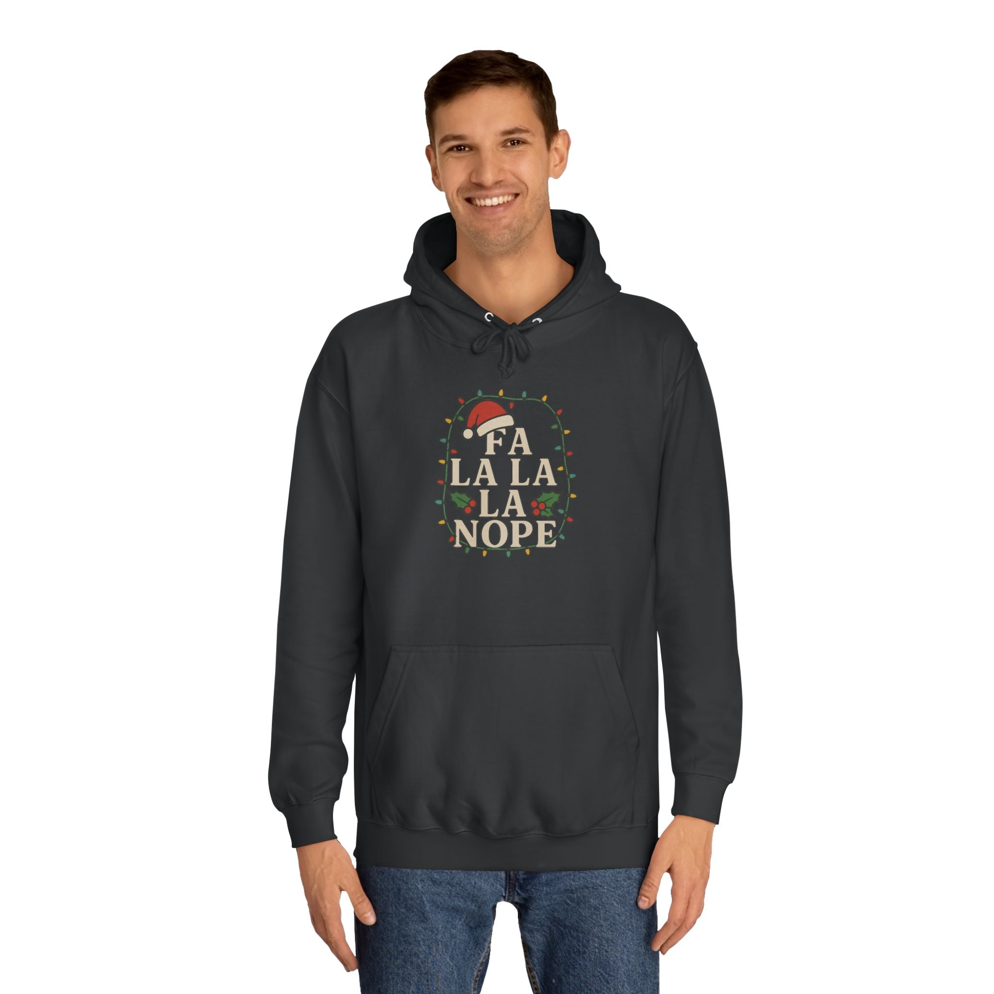 Holiday Cheer Unisex Hoodie - 'Fa La La La More'