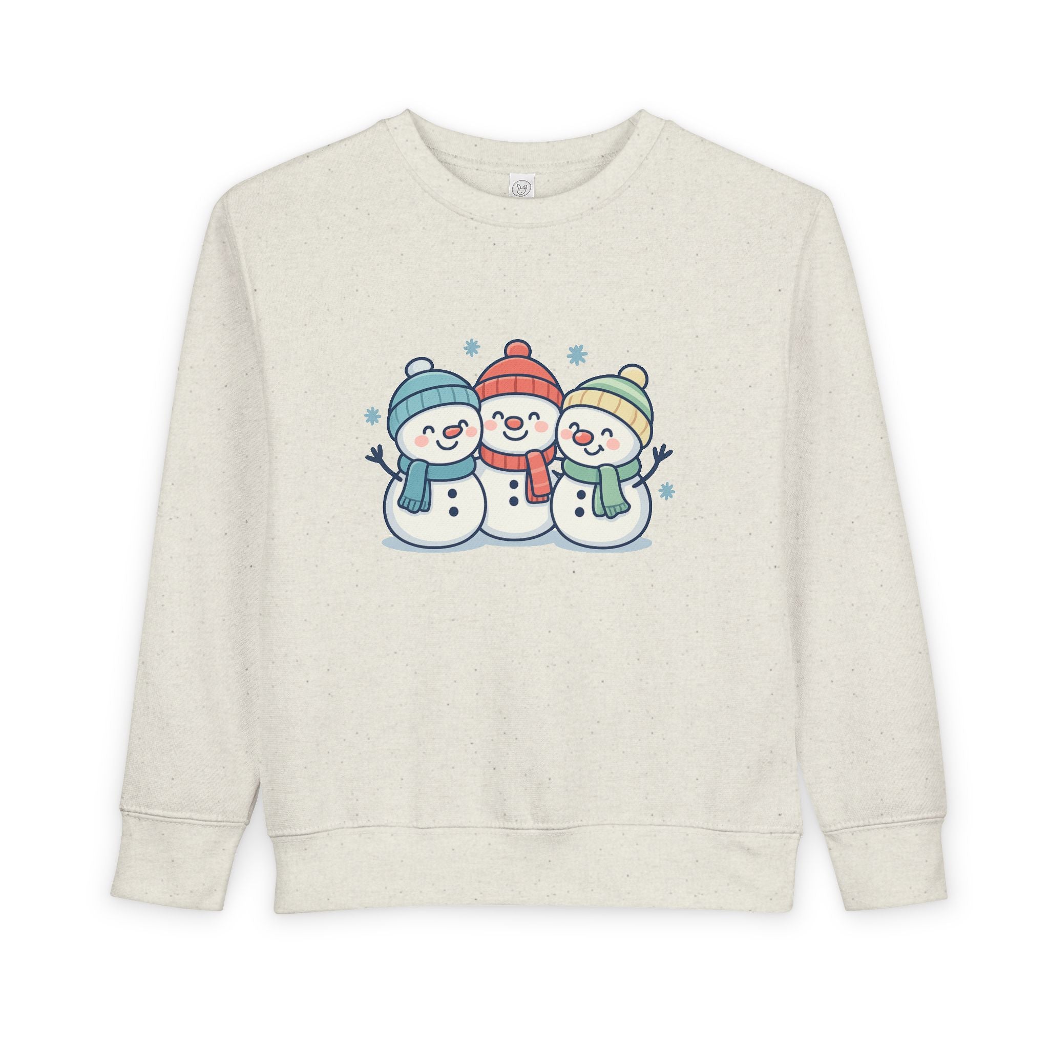 Toddler Sweatshirt - Cute Trio Snowmen Holiday Sweater for Kids