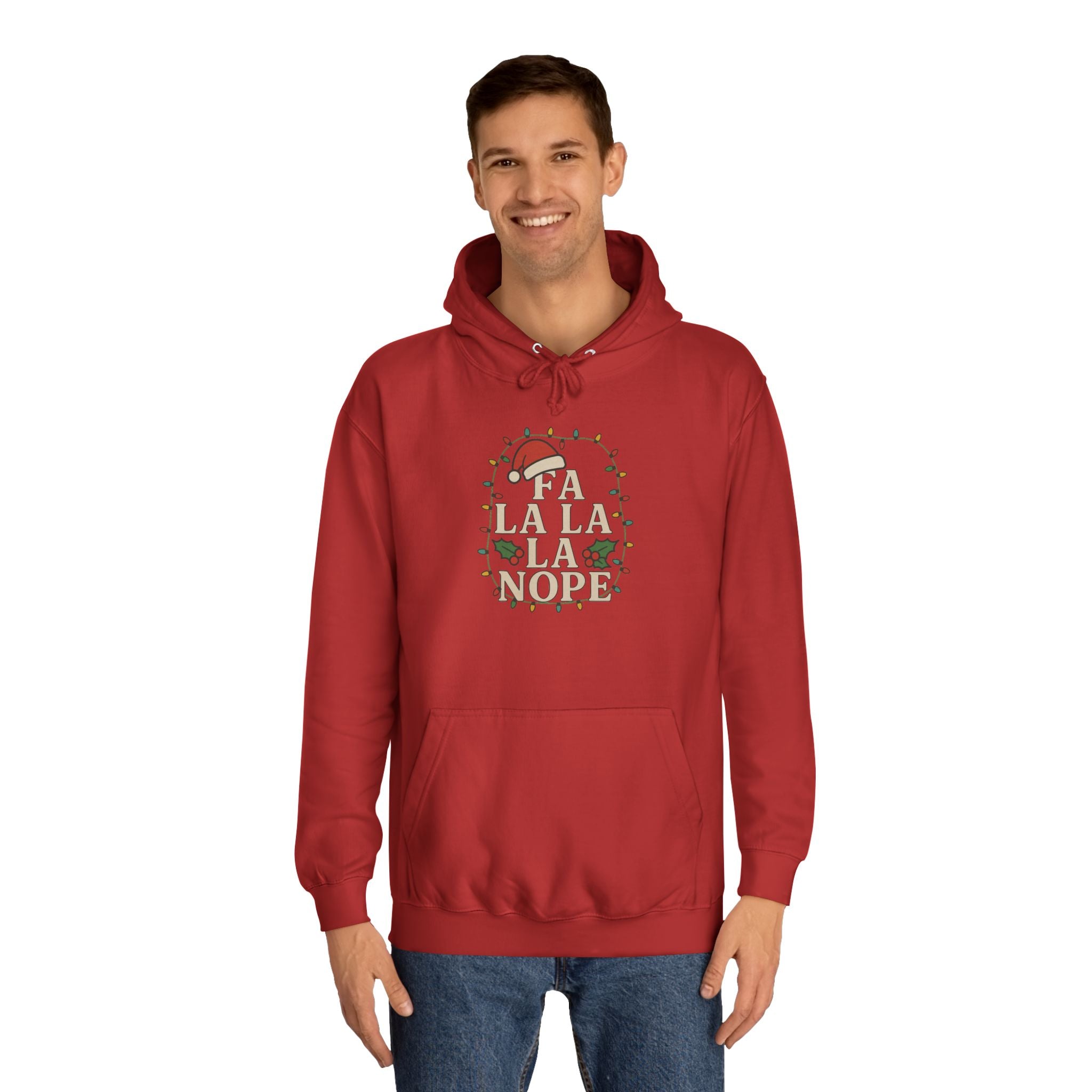 Holiday Cheer Unisex Hoodie - 'Fa La La La More'