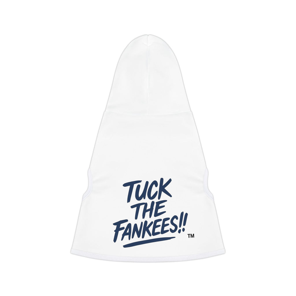 Tuck the Fankees Pet Hoodie - Cozy Apparel for Dog Lovers