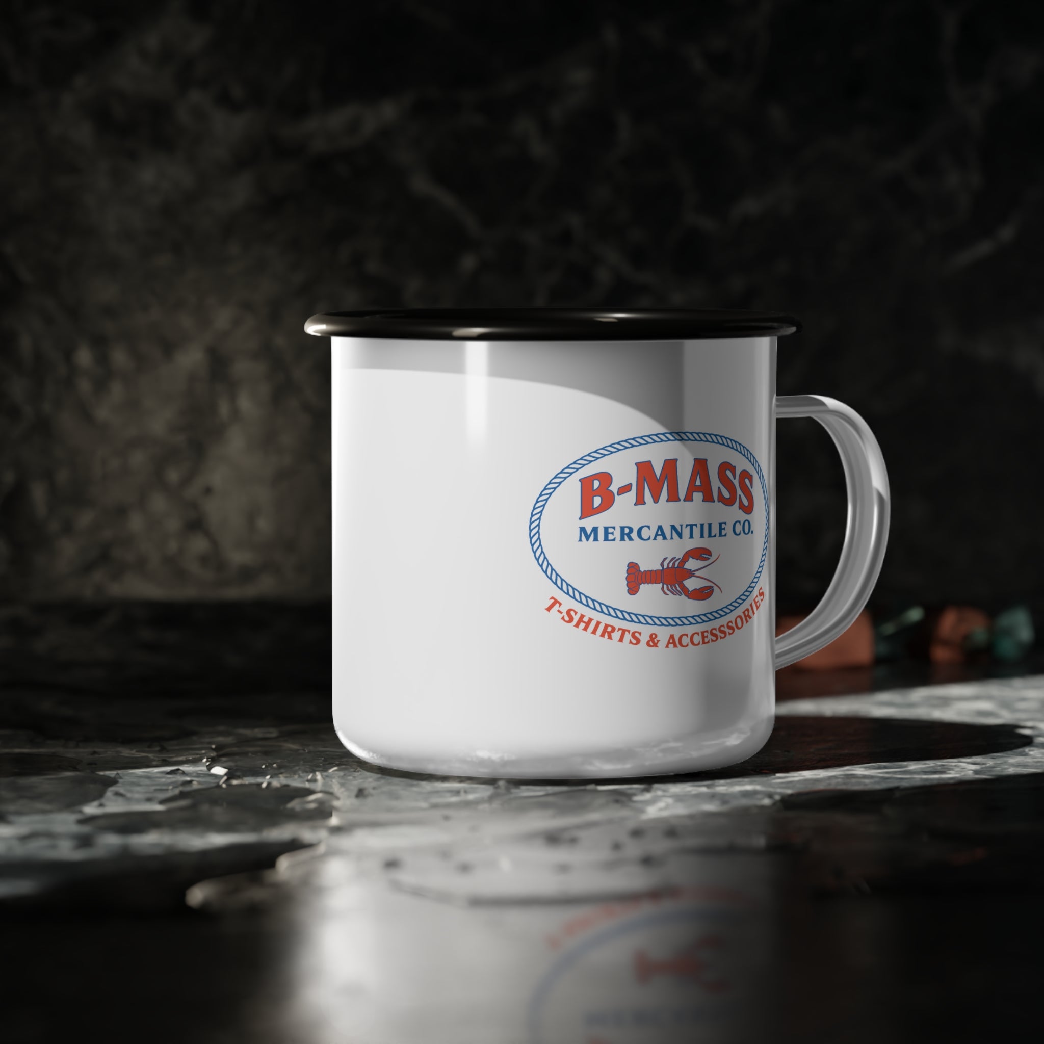 B-Mass Enamel Camp Cup - Durable & Stylish Mug for Adventures