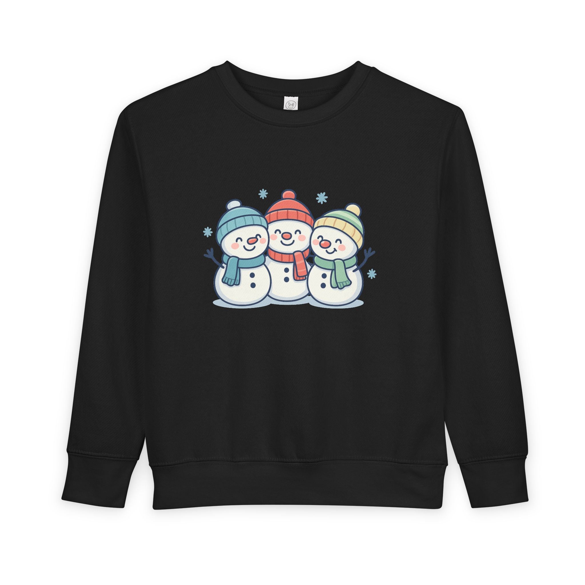 Toddler Sweatshirt - Cute Trio Snowmen Holiday Sweater for Kids