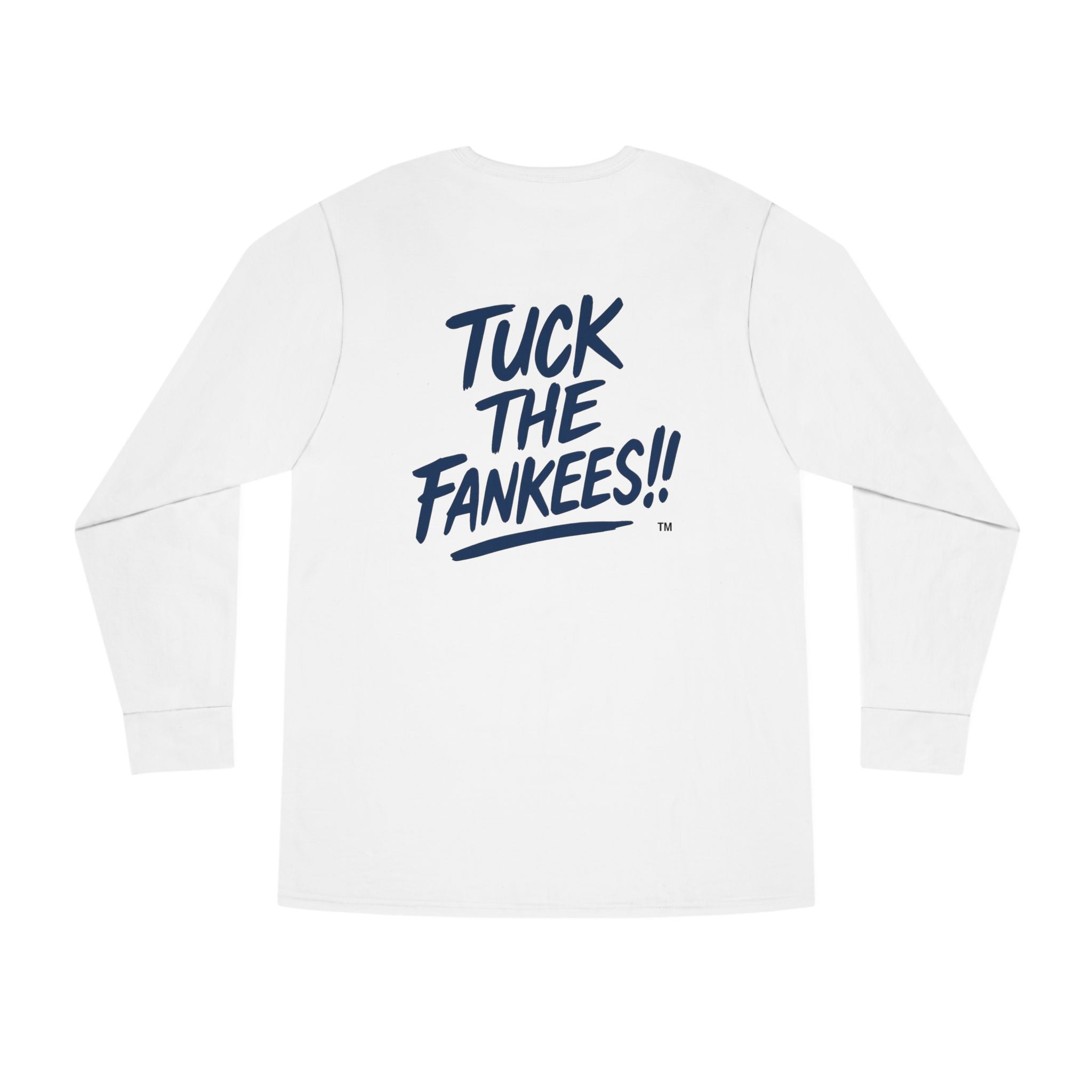 Cozy Long Sleeve Crewneck Tee with Fun Slogan