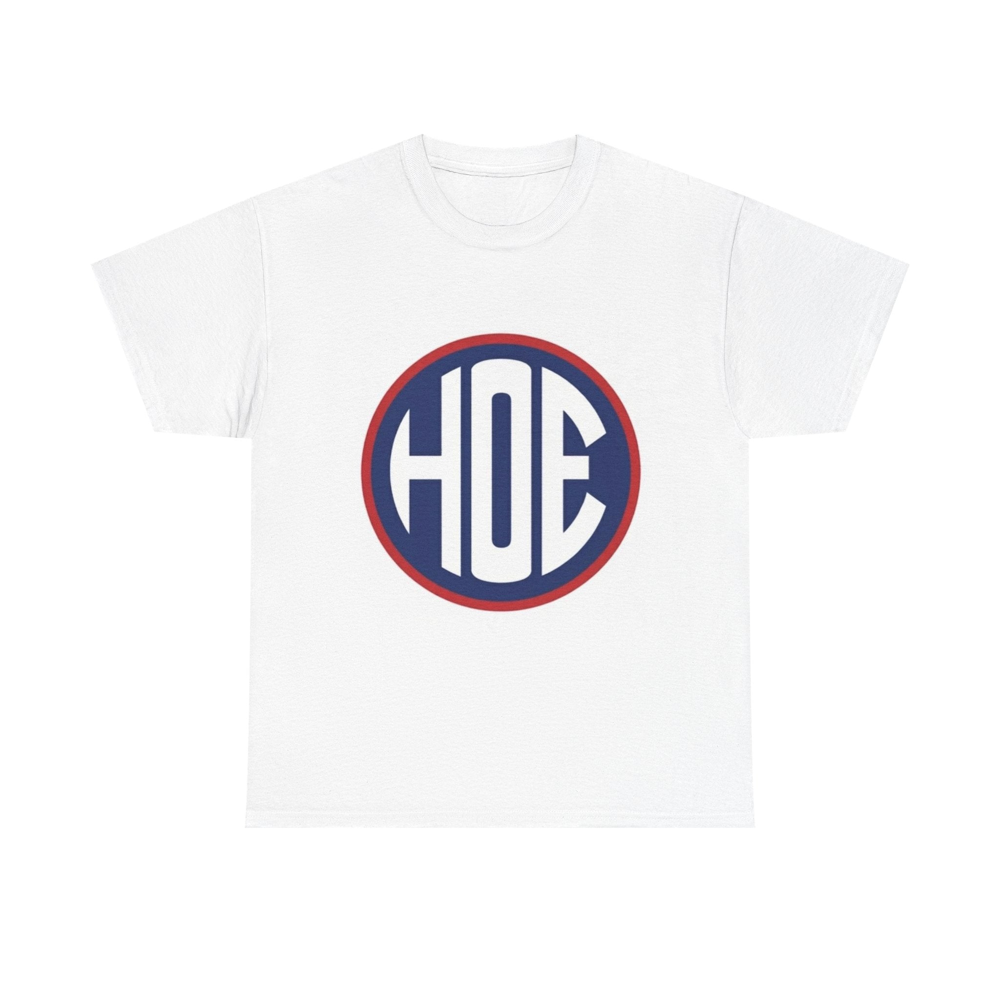 HOE Monogram T‑Shirt — Retro Circle Initial Tee
