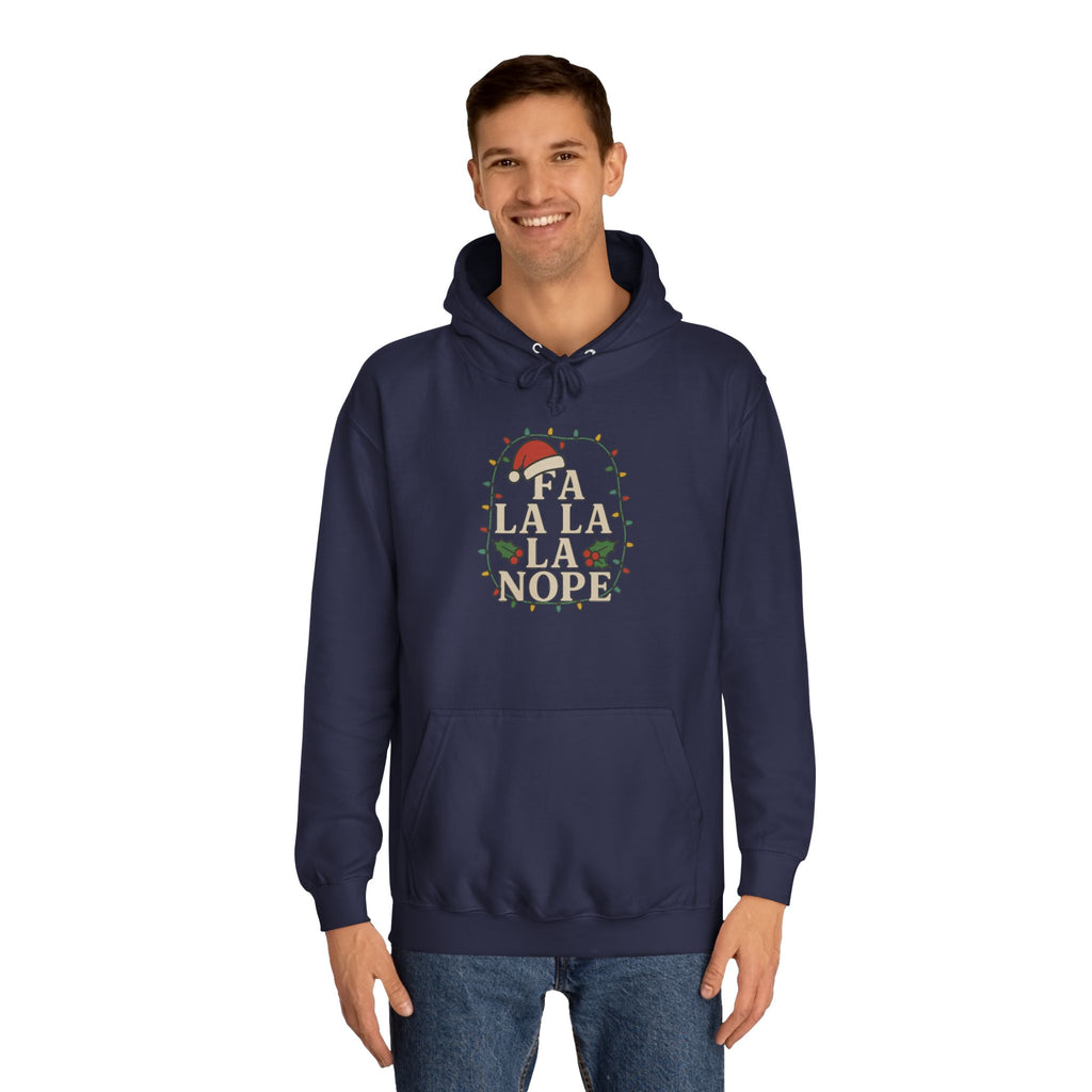 Holiday Cheer Unisex Hoodie - 'Fa La La La More'
