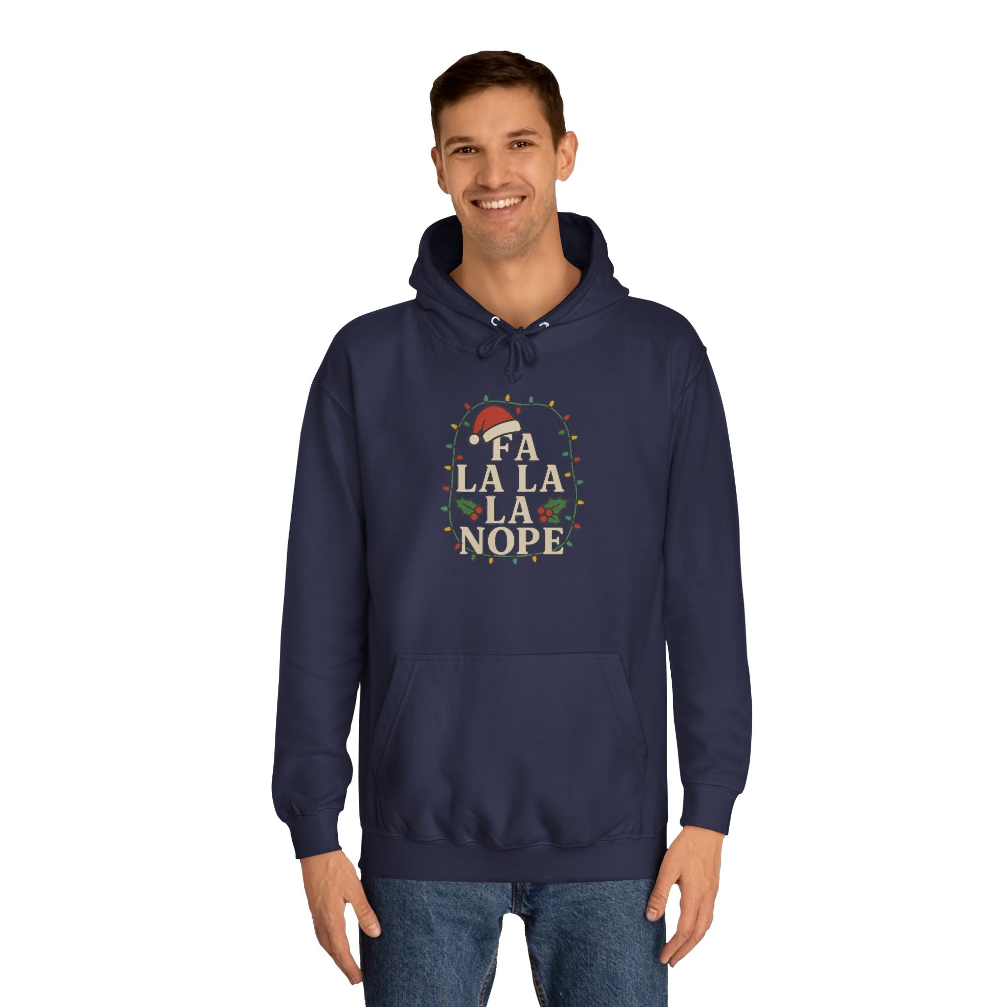 Holiday Cheer Unisex Hoodie - 'Fa La La La More'