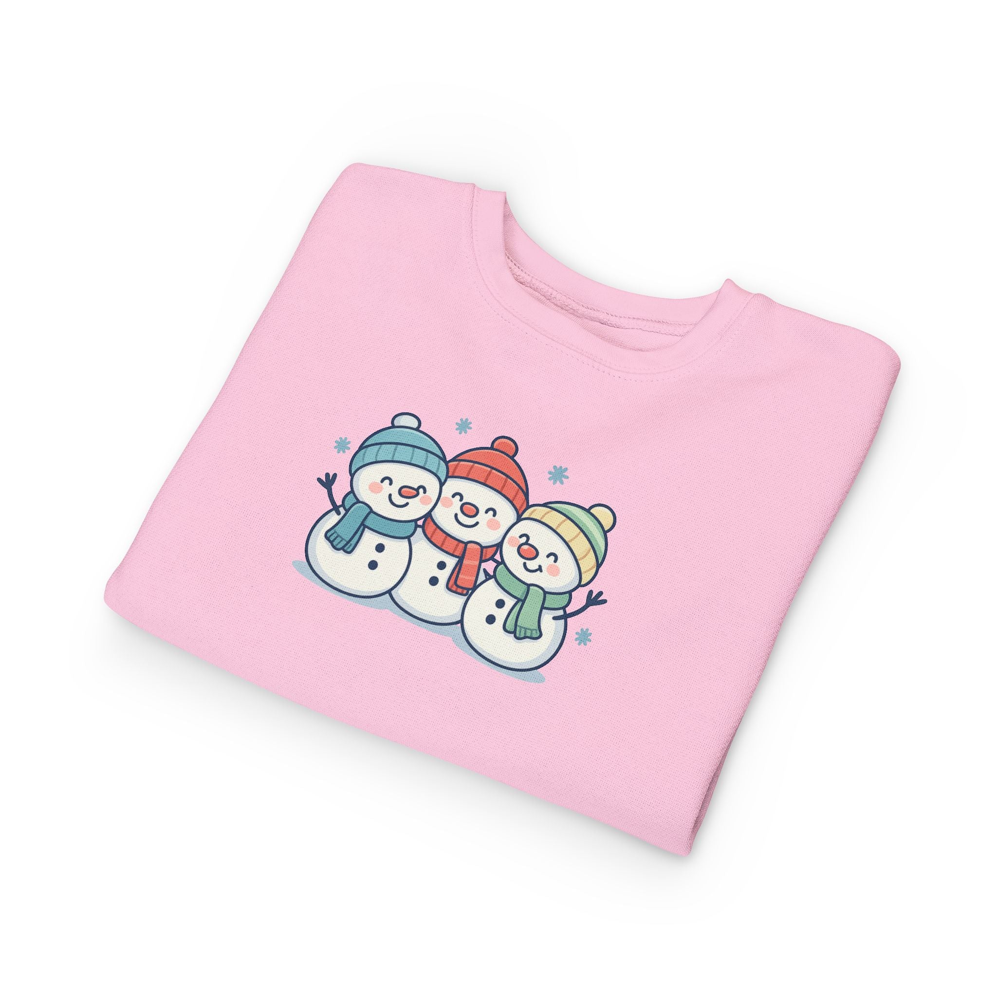 Toddler Sweatshirt - Cute Trio Snowmen Holiday Sweater for Kids