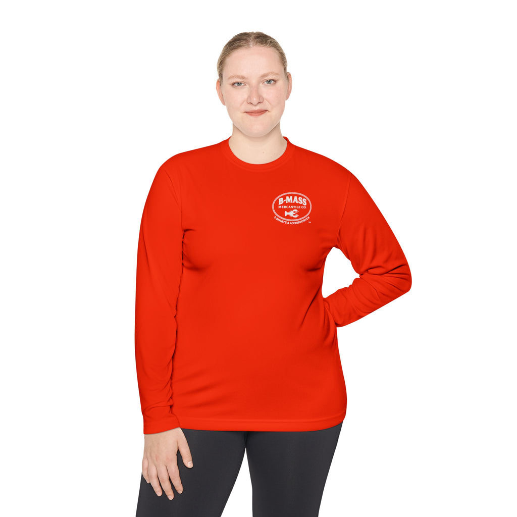 Vibrant Unisex Long Sleeve Tee with B-Mass Logo