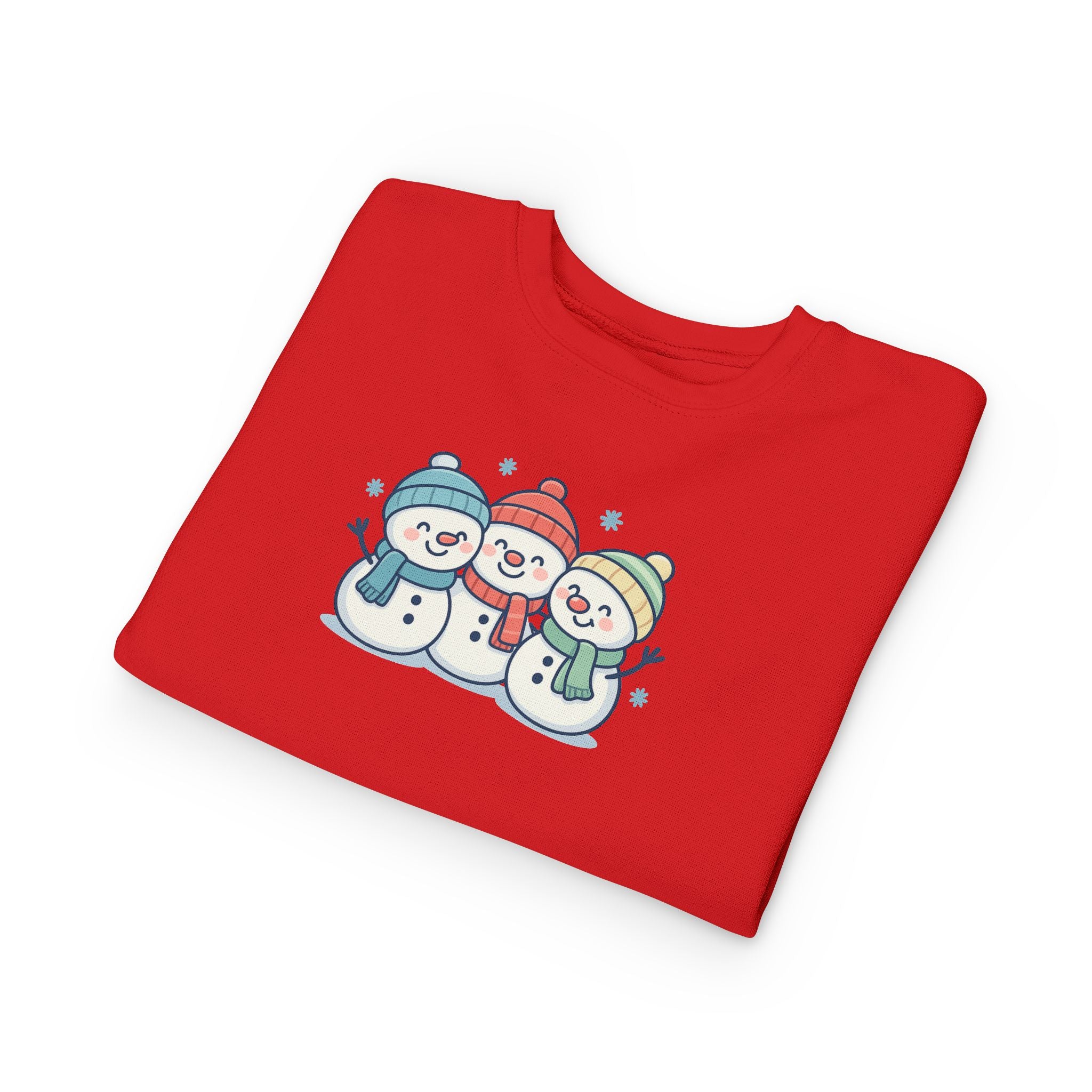 Toddler Sweatshirt - Cute Trio Snowmen Holiday Sweater for Kids