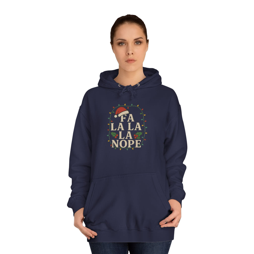 Holiday Cheer Unisex Hoodie - 'Fa La La La More'
