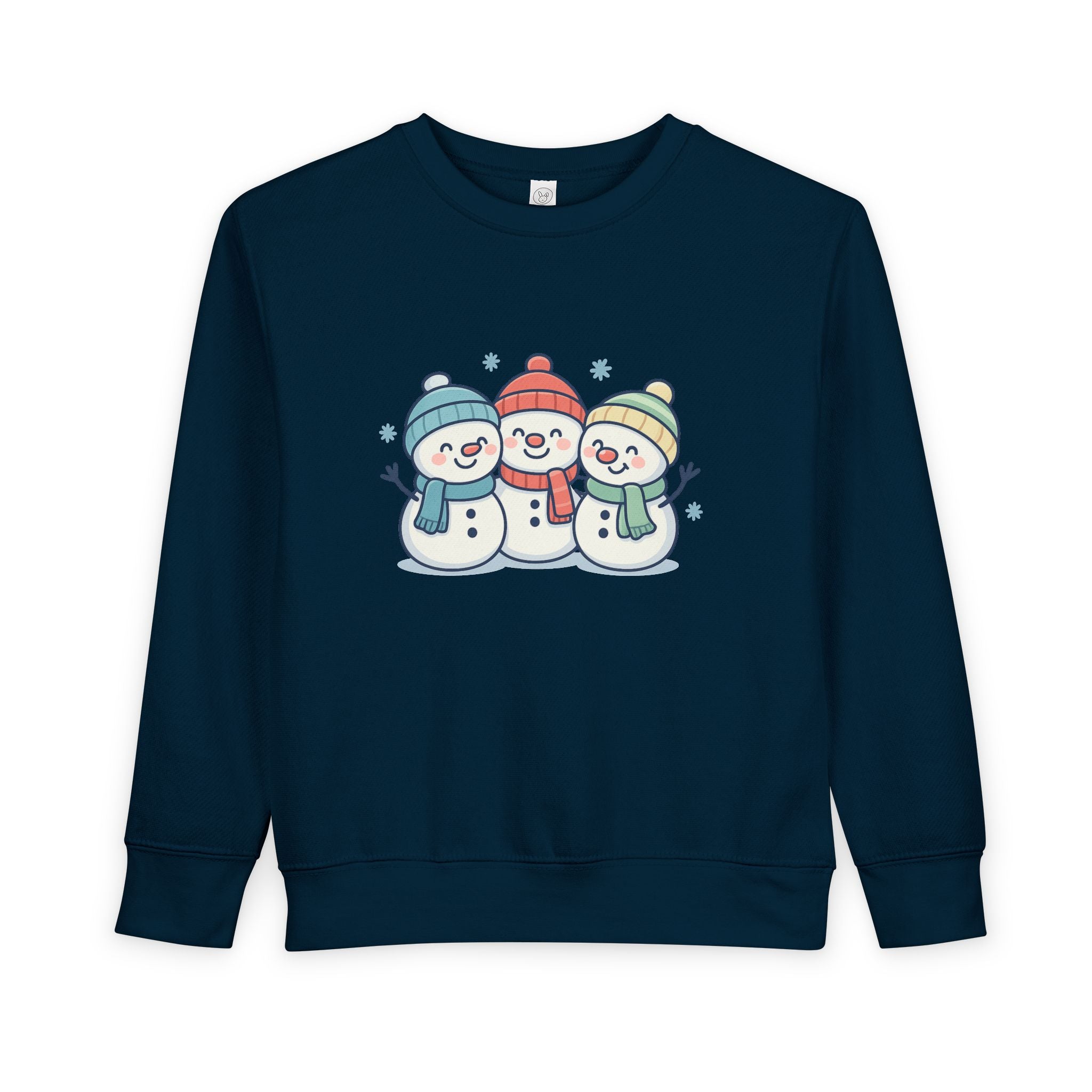 Toddler Sweatshirt - Cute Trio Snowmen Holiday Sweater for Kids