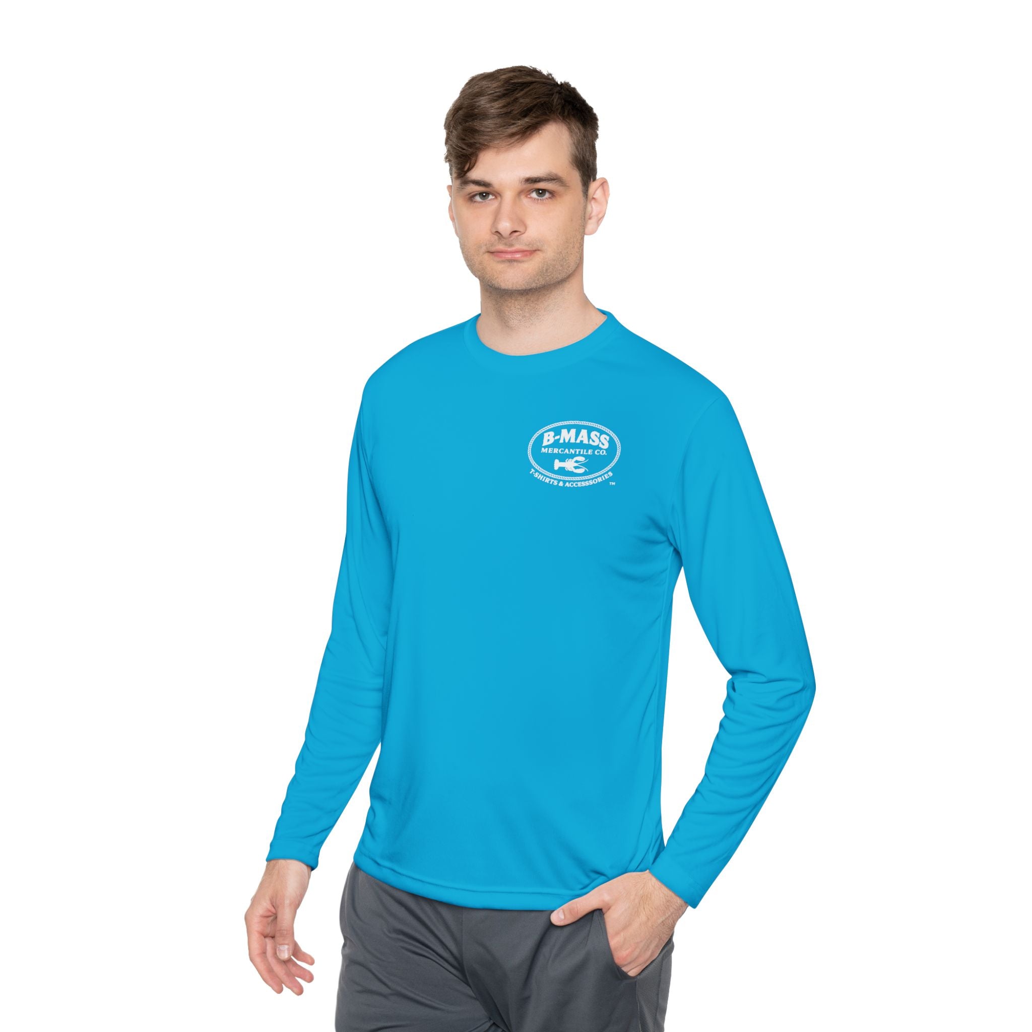 Vibrant Unisex Long Sleeve Tee with B-Mass Logo