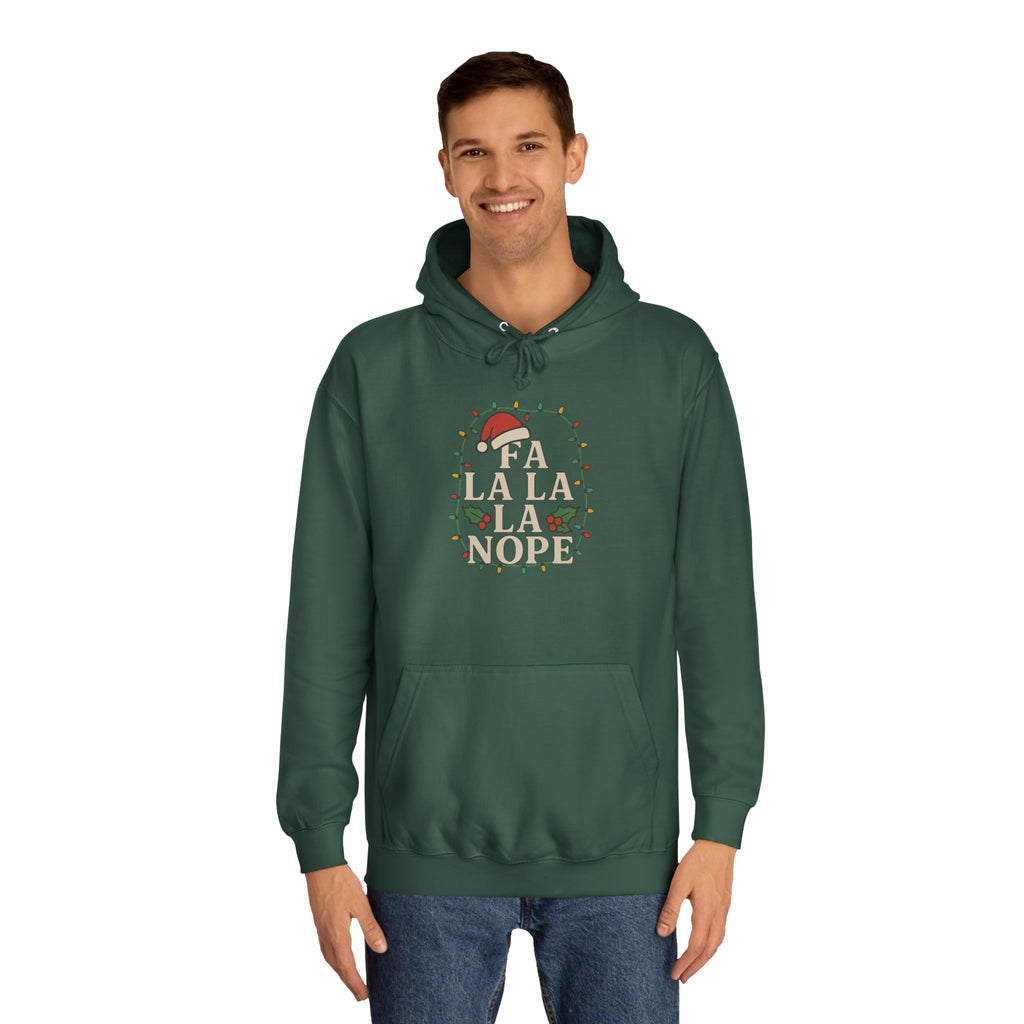 Holiday Cheer Unisex Hoodie - 'Fa La La La More'