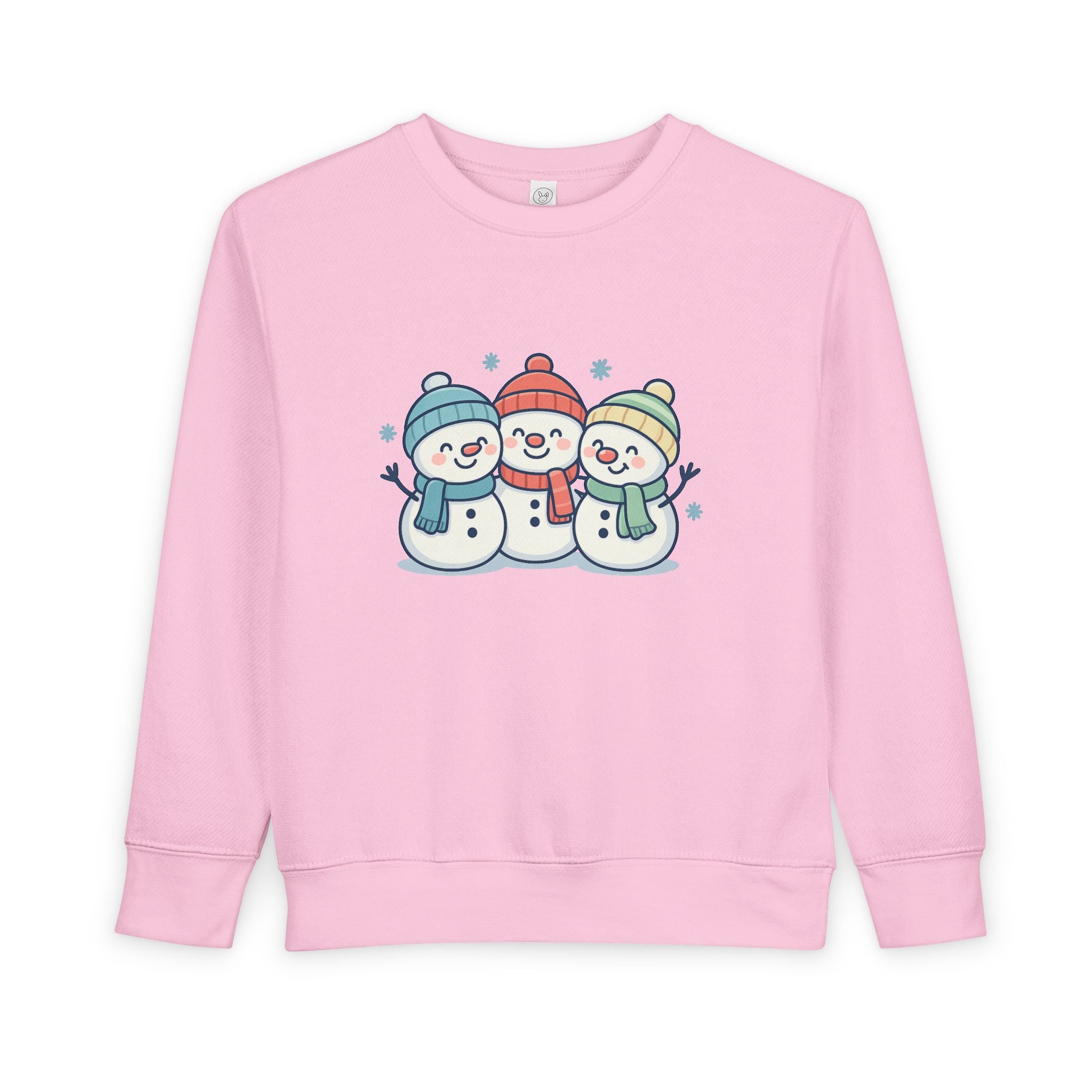 Toddler Sweatshirt - Cute Trio Snowmen Holiday Sweater for Kids