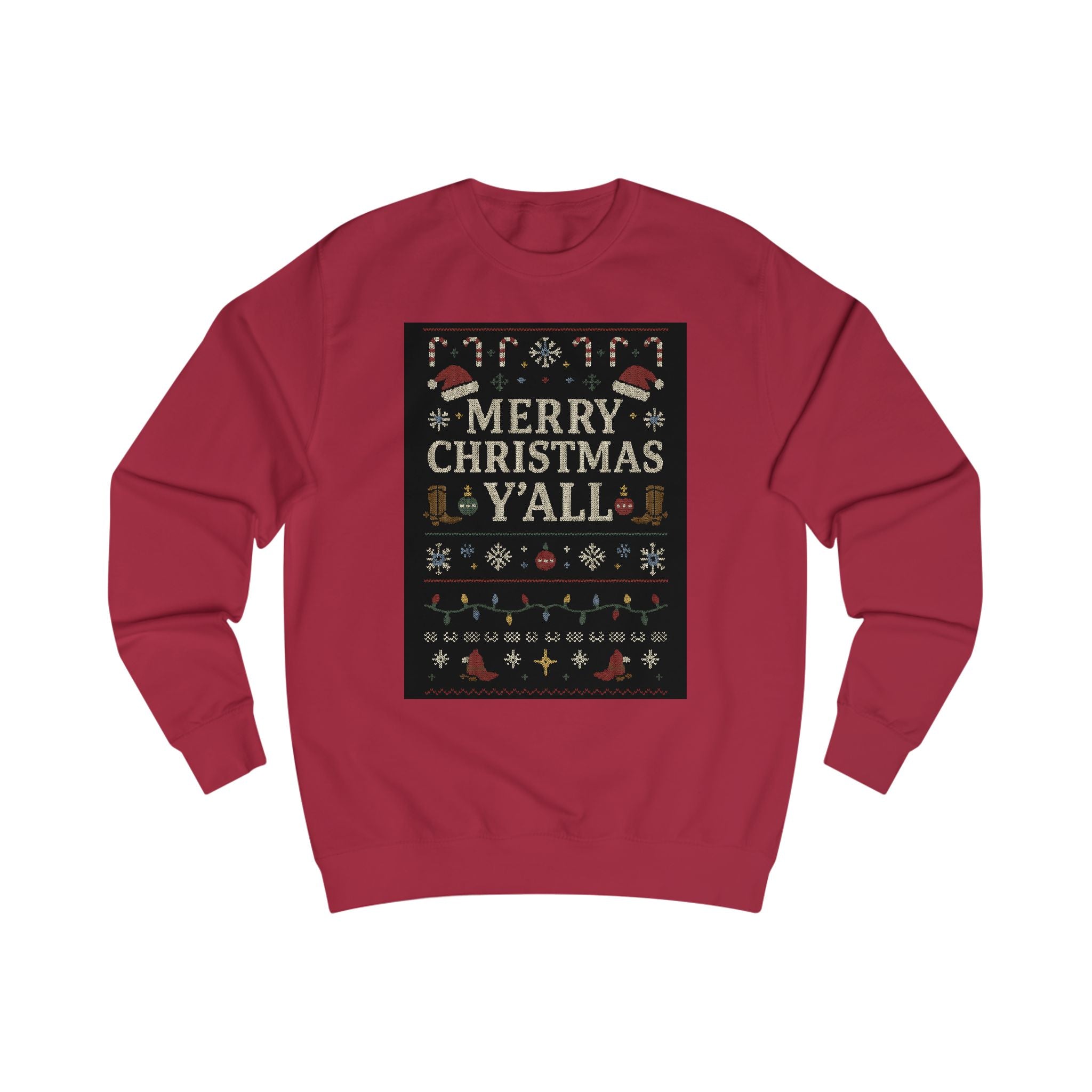Merry Christmas Y'all Unisex Sweatshirt