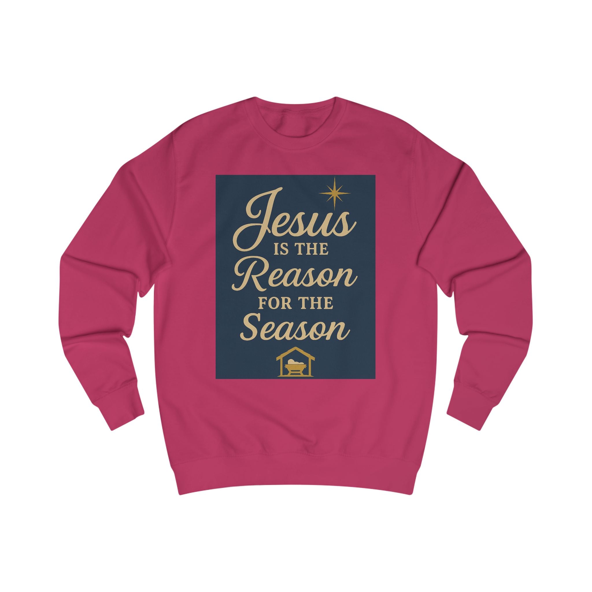 Holiday Jesus Sweatshirt - Reason for the Season Unisex Crew