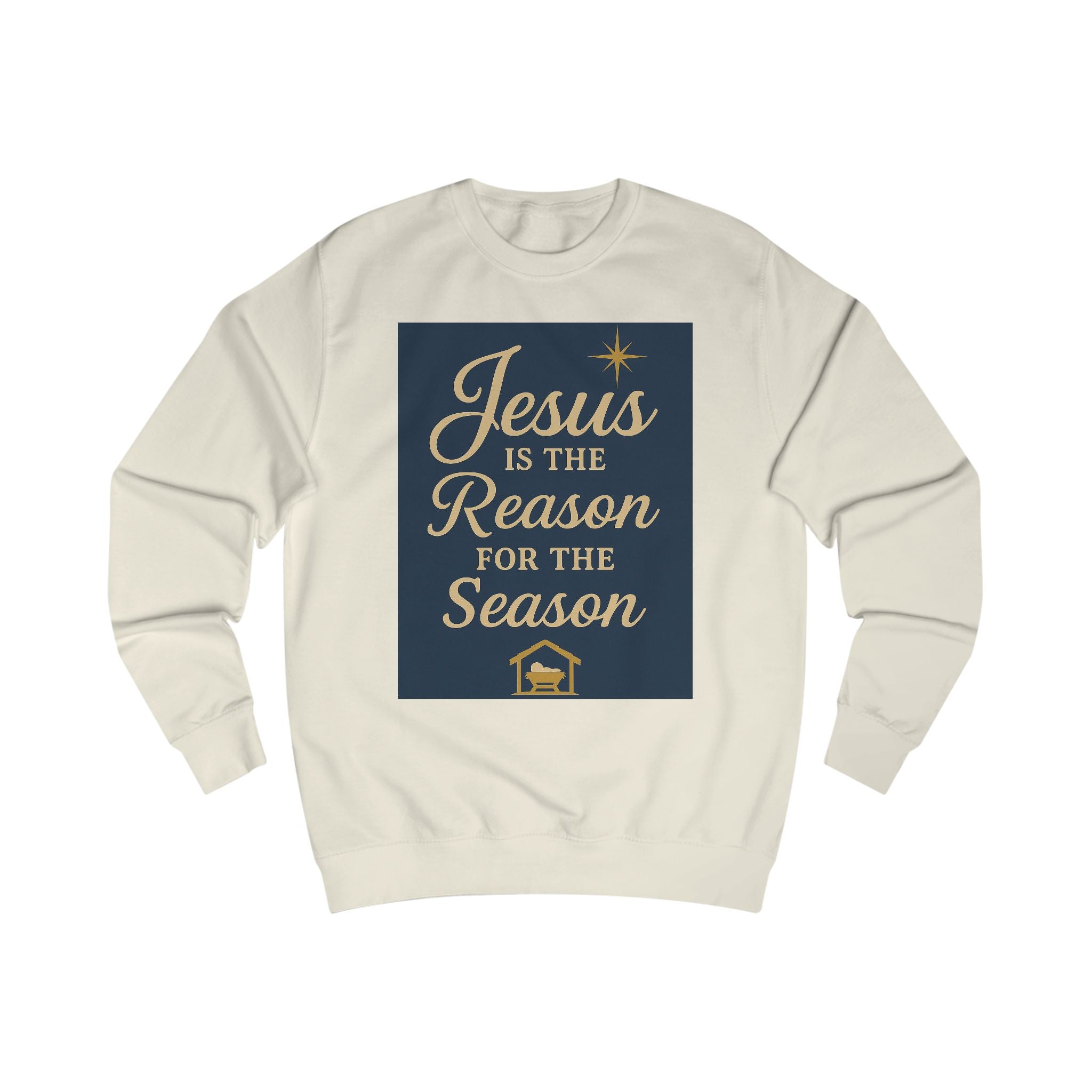 Holiday Jesus Sweatshirt - Reason for the Season Unisex Crew
