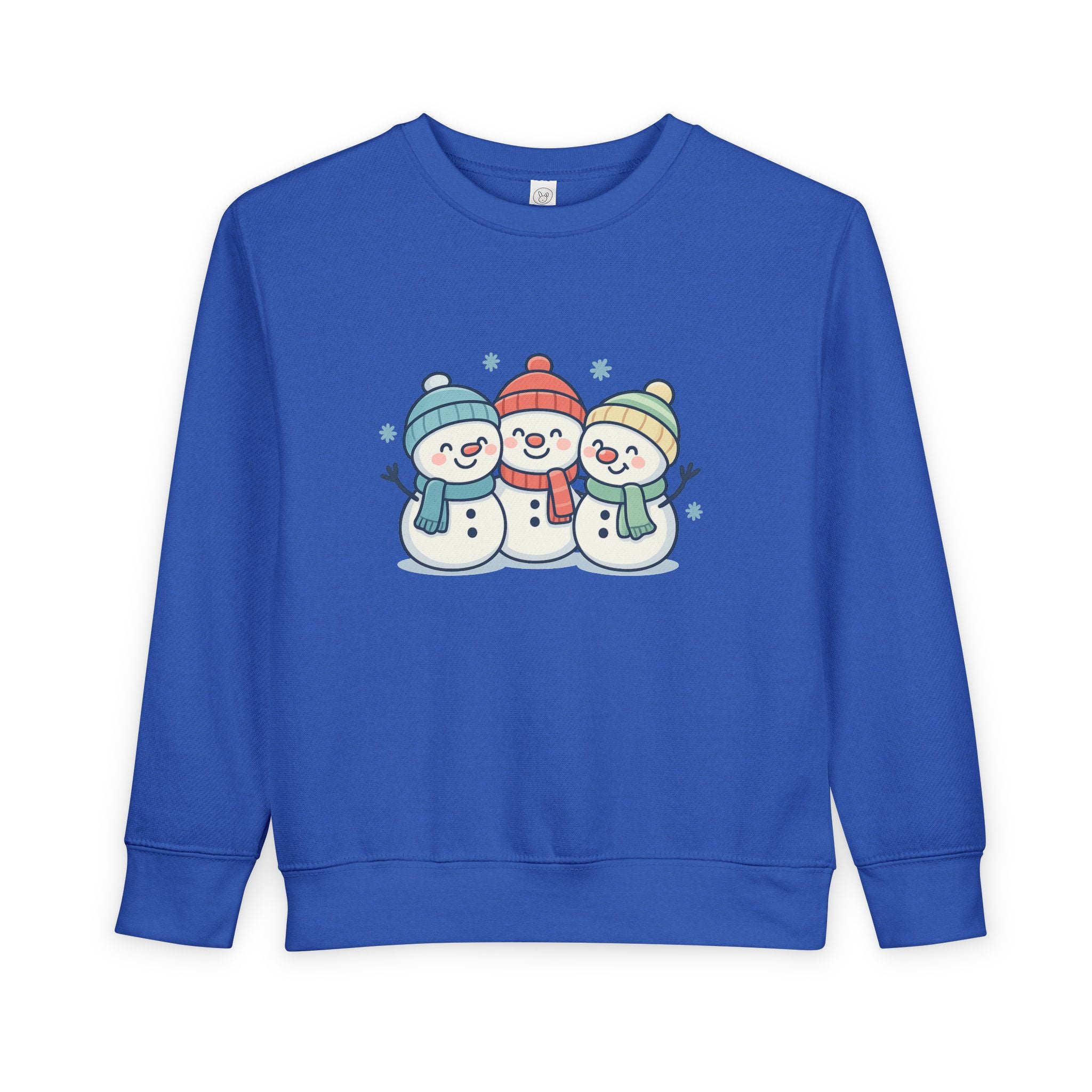 Toddler Sweatshirt - Cute Trio Snowmen Holiday Sweater for Kids